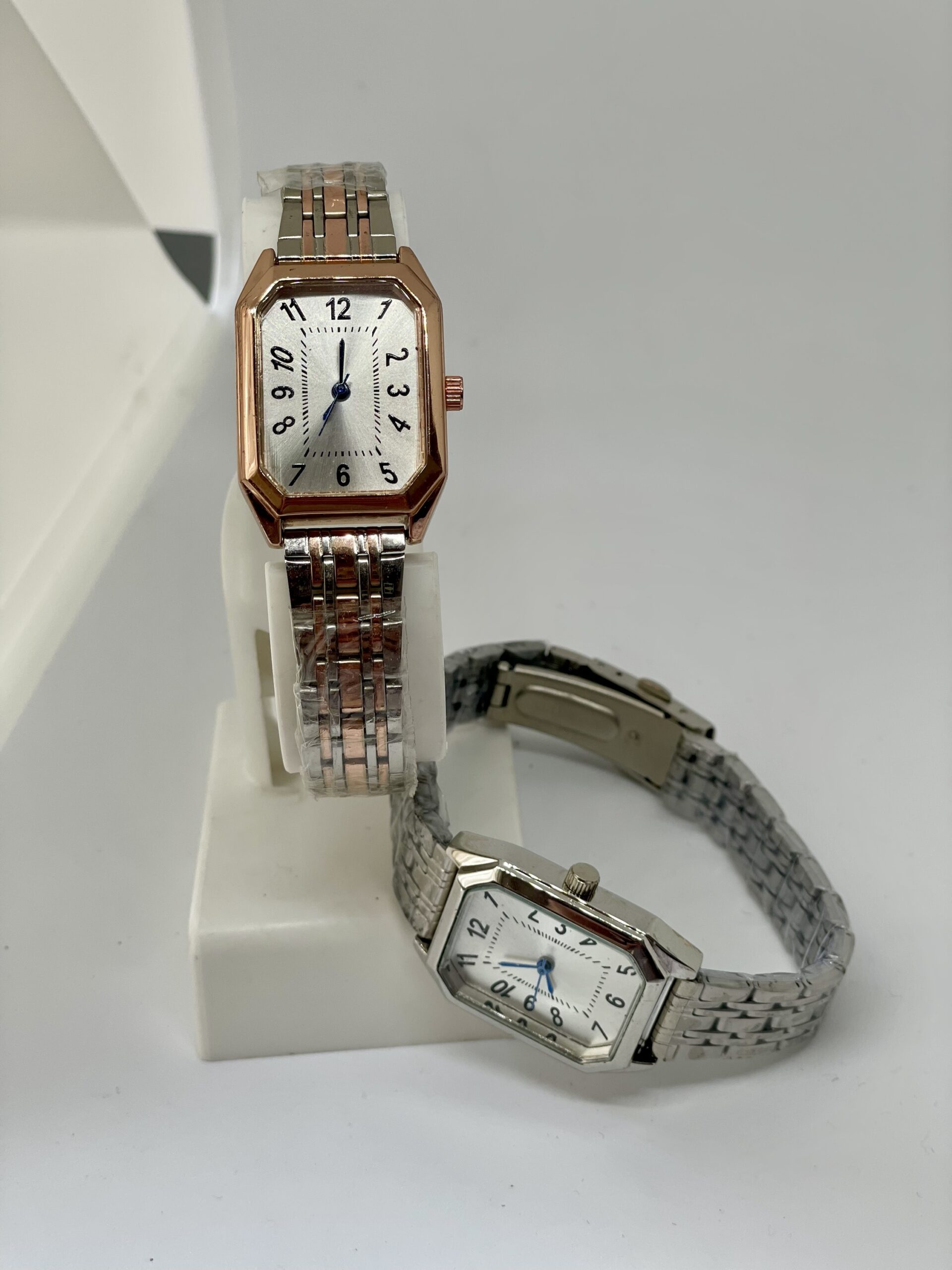 Dikdörtgen vintage saat - Görsel 1