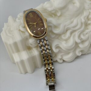 Oval vintage saat - Görsel 3