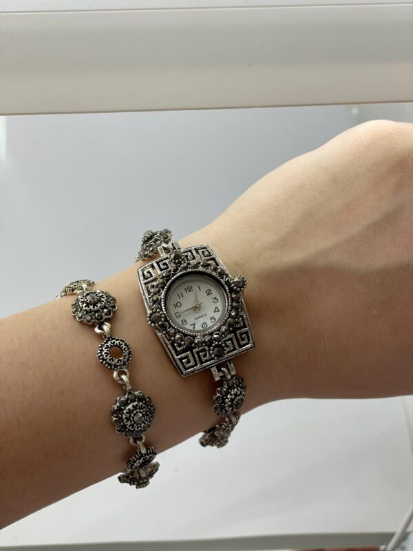 Vintage dikdörtgen saat