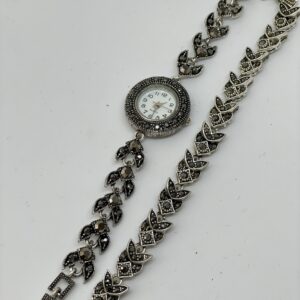 Gümüş vintage saat - Görsel 3